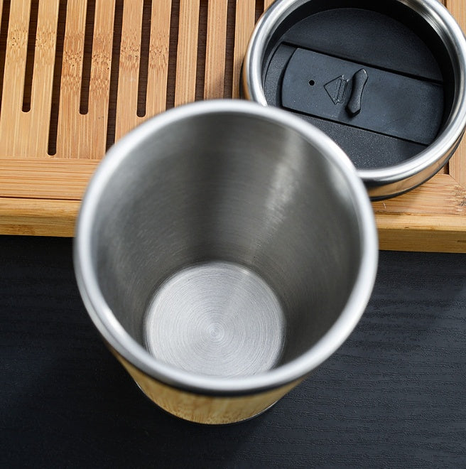 Eco-Friendly Bamboo Coffee Cup - Sal Basket