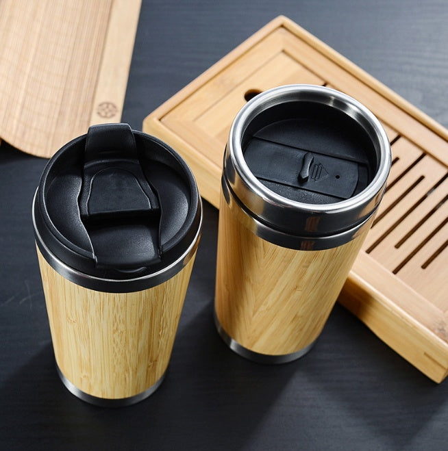 Eco-Friendly Bamboo Coffee Cup - Sal Basket