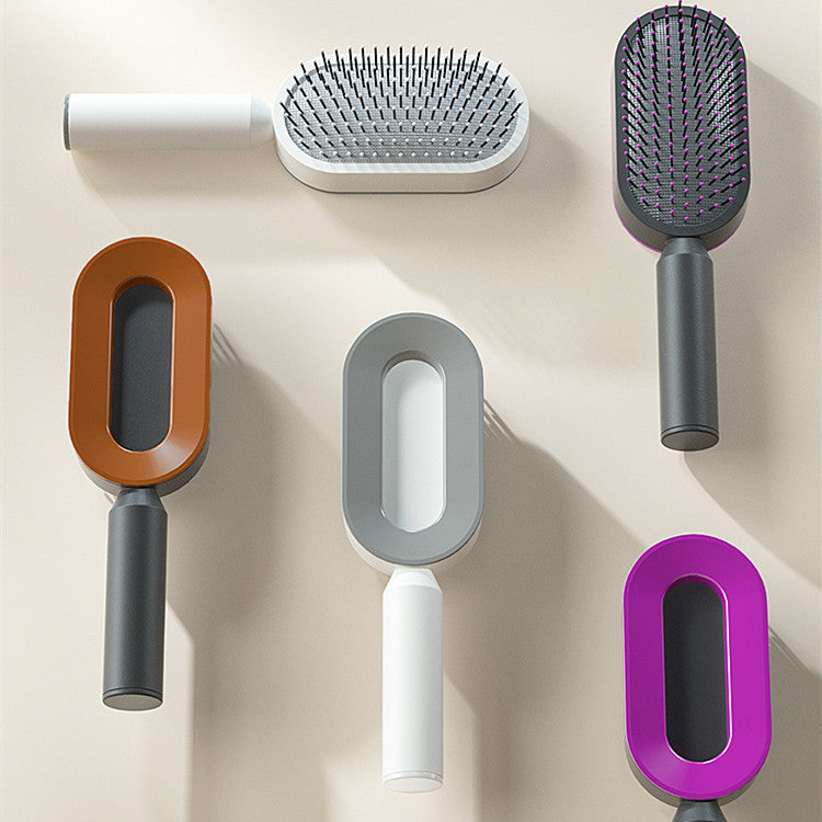 Self-Cleaning Scalp Massage Brush for Hair Care - Sal Basket