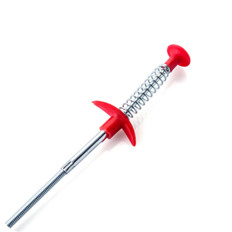Effortless Sewer Dredger: Spring Tool for Quick and Effective Pipe Clearing - Sal Basket